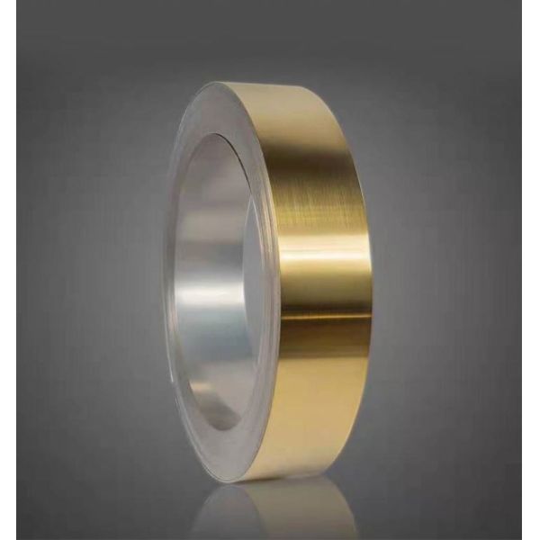 100mm Mirror Polished Stainless Steel Strip Decorative SS 201 Slit Edge