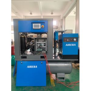 AIRERA AGSD-15 15kW Screw Air Compressor with Tank Mounted