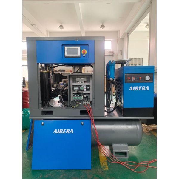 AIRERA AGSD-15 15kW Screw Air Compressor with Tank Mounted