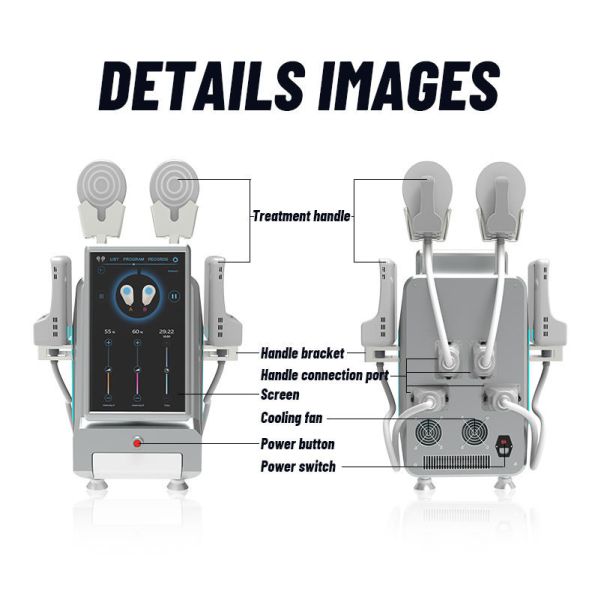 300us Slim Beauty Machine EM Sculpting 4 In 1 Cavitation Machine Muscle Stimulator