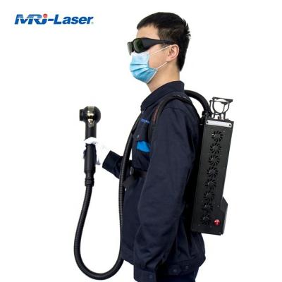 máquina da limpeza do laser da fibra da trouxa 100W para toda a limpeza da superfície de metal de Indutries