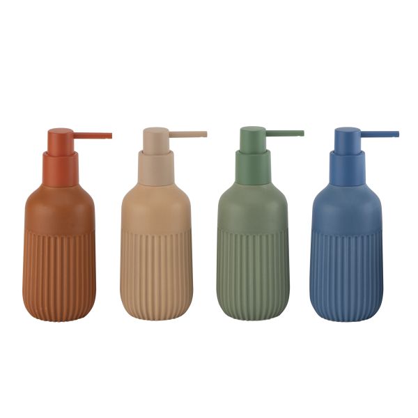 Синий керамический аксессуары для ванной комнаты круглый набор с вертикальными полосами аксессуары для ванной комнаты