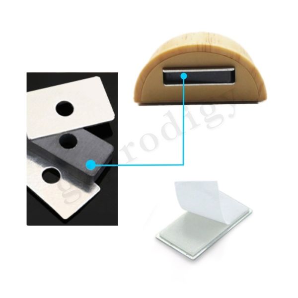 Prodigy Multipurpose ABS Plastic Door Wedge  Nontoxic Plastic Door Stopper Magnet