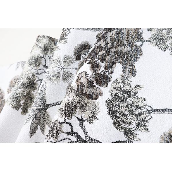 100% Polyester European classic tree pattern Woven Jacquard Fabric