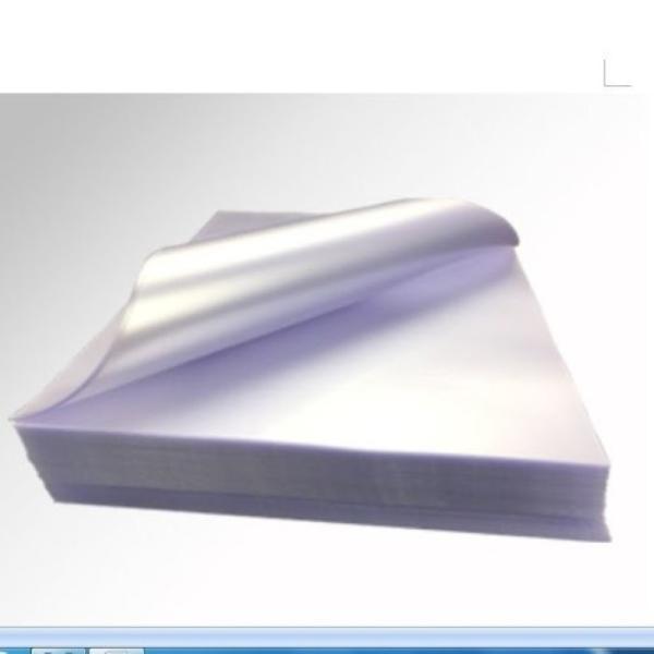 80micron 0.08mm Clear PVC Coated Laminated Overlay Film For Plastic Cards