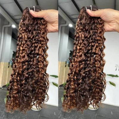 Hot Burmese Curly Raw Virgin Human Hair Bundles Vendedor 12A Grade Super Double Drawn Pixie Curly Cuticle Hair Aligned