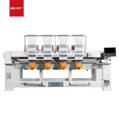 máquina principal do bordado da agulha 4 comerciais da máquina 12 do bordado do chapéu 1200rpm