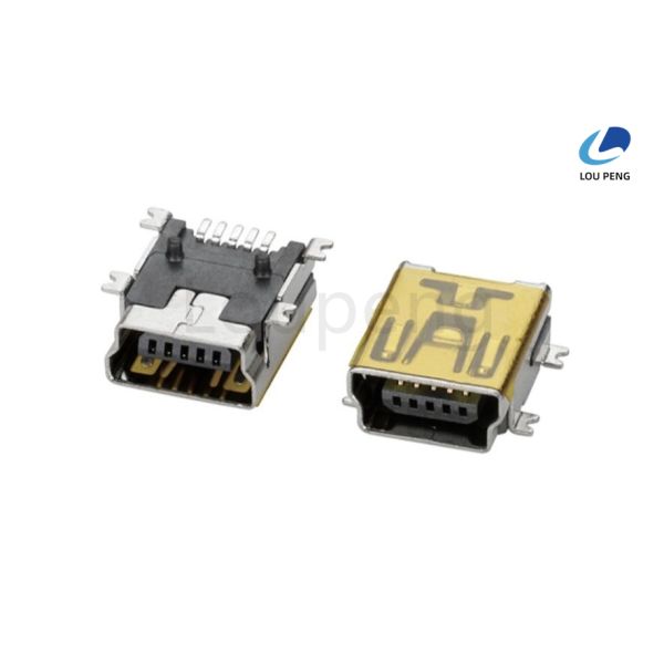 Selective Plating MINI USB Connector Offering Durability 10000 Cycles and