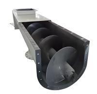 Transporteur à vis en acier inoxydable pour la manutention de matériaux scellés et durables, multifonctionnel