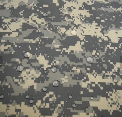 Enzyme wash Static-free High quality fashion Waterproof  pvc coated winter snow camouflage fabric