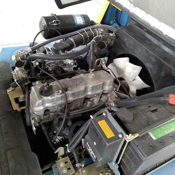 Duplex Mast Gasoline Powered Forklift 3000kgs Warehouse Equipment Forklift