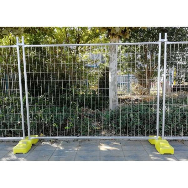 Galvanized Wire Mesh Temp Construction Fence For Site Security Control