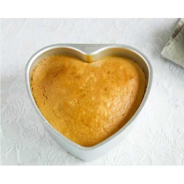 RK Bakeware China Foodservice NSF 142 * 134 * 55 Алюминиевая форма для торта в форме сердца со свободным дном