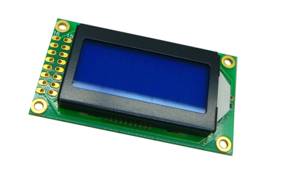 Alphanumeric 0802 8x2 LCD Display Module 16 Pin Character STN COB Screen