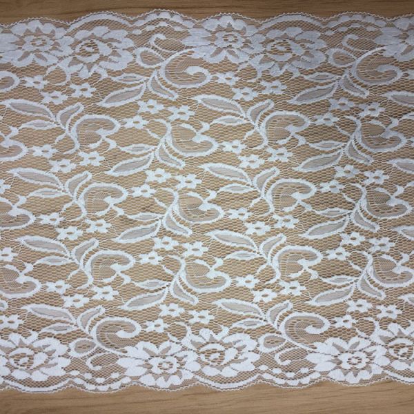 32cm wide 2017 New Fashion Lace Border/ underwear cotton lace edge in Ivory Color