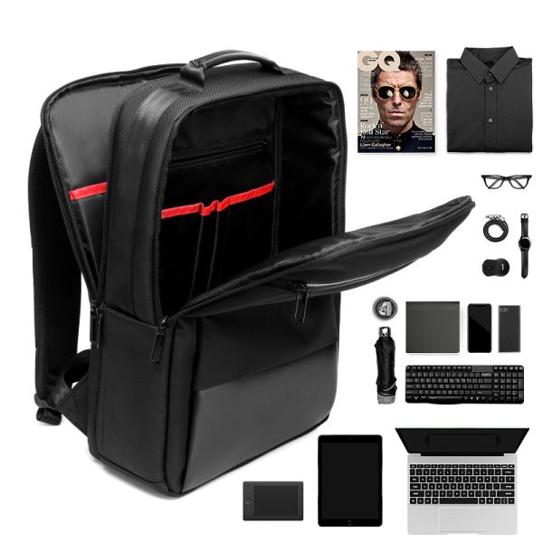 FCS Business Laptop Backpack USB Charging Men'S Travel Business Casual Backpack