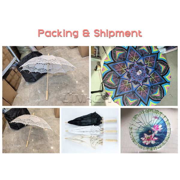 Professional personalised lace umbrella for women for promotional wedding party supplies