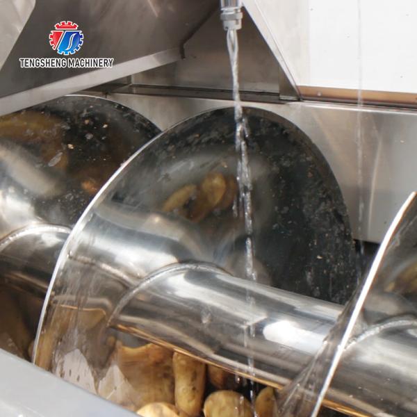 580KG Add large melon and fruit cleaning peeling machine large yield potato peeling machine taro peeling machine