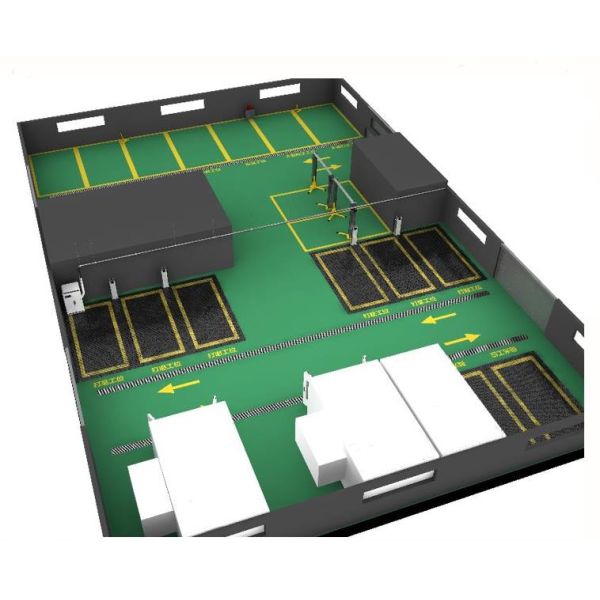 Car Painting Garage Dust Collection System 7.5KW CE Certified