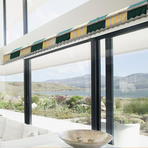 Popular Window awnings outdoor balcony porch awning Sun Shade Aluminium Frame Canopy carport Retractable Awning B02