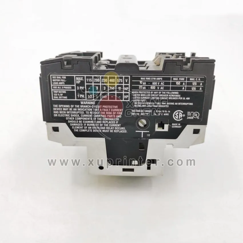 Moeller Motor Protective Starter Pkzm0-10 Q52 Rotary Knob Printing Machine