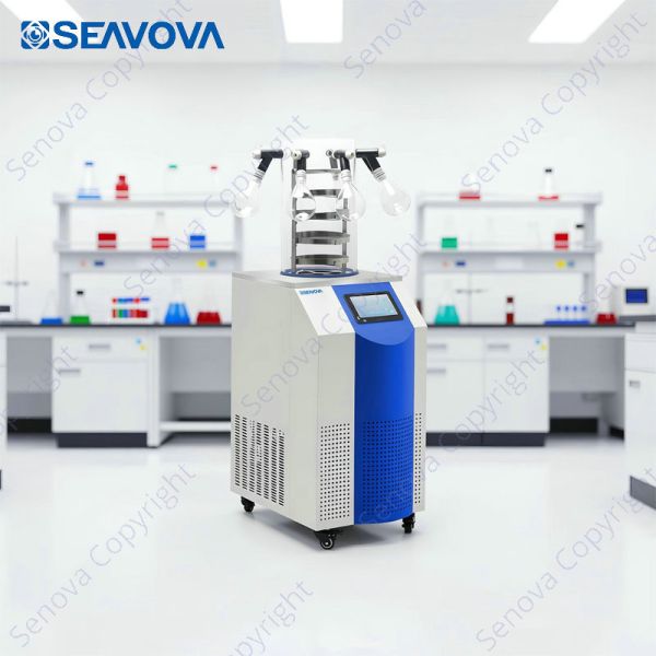 SUS304 Laboratory Freeze Dryer Mini Senova Biotech 6Kg Capacity