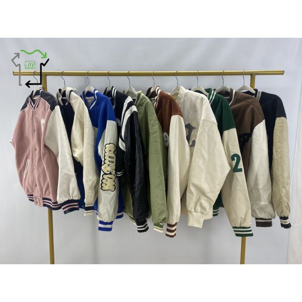 Fashion Adults Used Baseball Jacket Casual Wear Mix Size Winter Clothes For Men