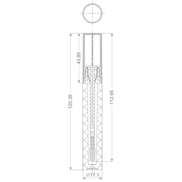 GC301 Диаметр кромки 17,1 мм, брутто