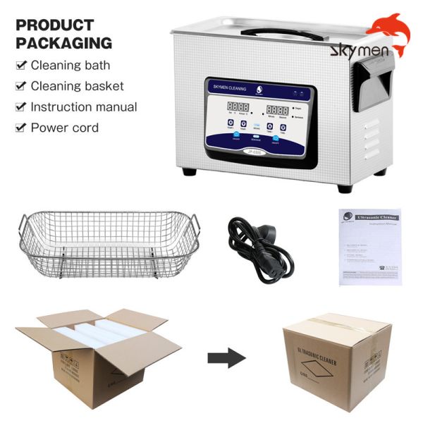 высокочастотный ультразвуковой уборщик частей 4..5L с цифровым таймером для ювелирных изделий /Glass /Dental ювелирных изделий