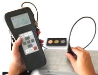 60 KHz e 500 KHz Medidor de Conductividade Metal 0,51% - 112% IACS (escala completa)