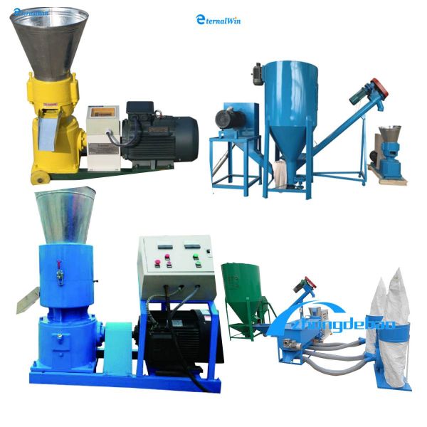 100-1200 moulin de granule d'alimentation de Kg/Hour avec le moteur électrique ou le moteur diesel