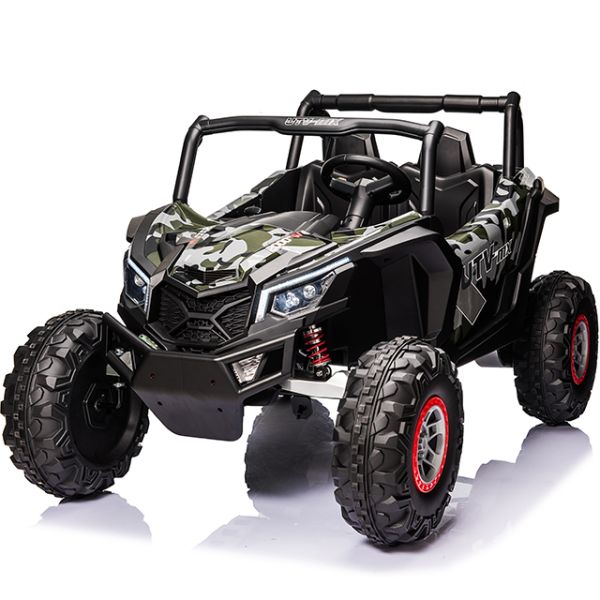 PP plástico 2 asientos 4 ruedas luz de música niños UTV Ride On Car juguete con batería 12V10AH