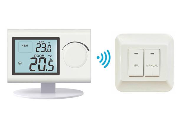 Termóstato inalámbrico electrónico del sitio de la calefacción de piso de la calefacción de la pantalla LCD