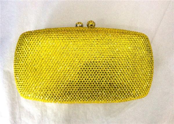 Crystal Clasp Rhinestone Embellished Purses Multi Colored 18.8 * 5.1 * 11.7 cm
