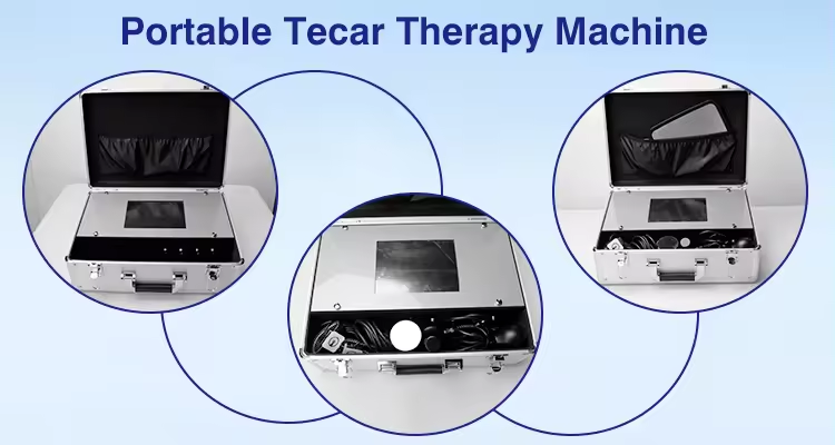 3 In 1 Tecar Diatermia Back Pain Relief 448k Indiba Radiofrecuency Ret Cet Rf Bracelet Vaginal Tightening Machine