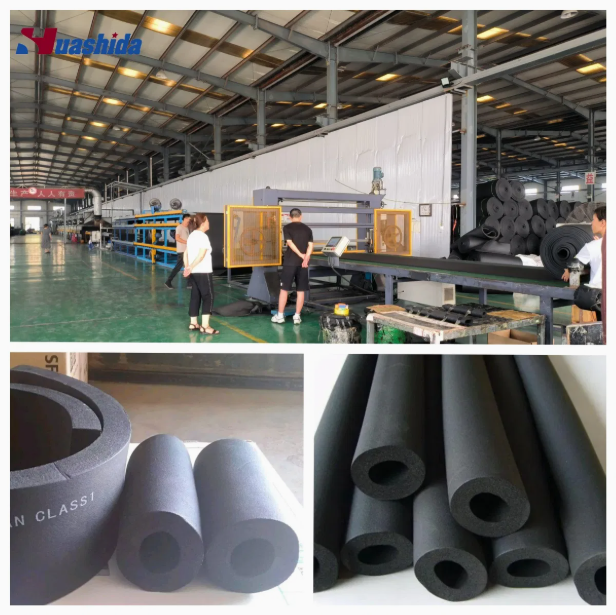 Durable EPDM NBR PVC Rubber Foam Pipe Production Line with 16-110 mm Tube Diameter and Automatic Temperature Control