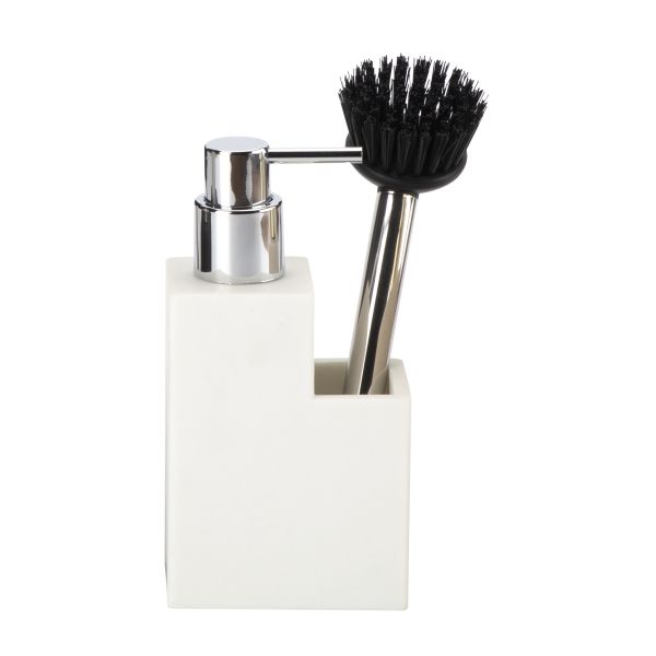 2N1 Mini Kitchen Soap Dispenser ABS Pump Household Sink Caddy Kitchen Utensil Caddy Polyresin Soap Dispenser