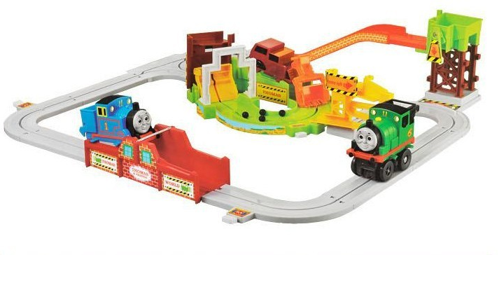 Thomas electric train track train suit quarry on the 1st electric toys for children