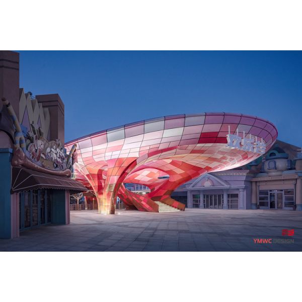 Large Steel Landscape Sculpture Outdoor Art Decoration Creative Installation for Decor