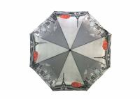 Transferência térmica dobrável Windproof automática do anti guarda-chuva dobrável uv impressa