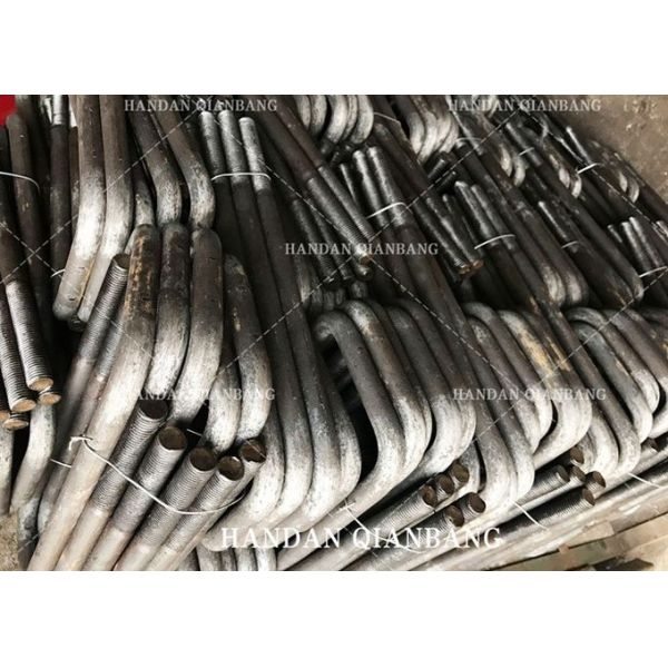Hot Dip Galvanized Carbon Steel M20 Foundation J Bolts