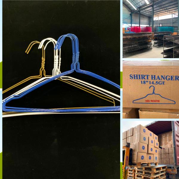 Disposable Blue / White Dry Cleaner Hanger For Cold Weather Cloth Items