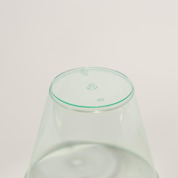 Custom Logo Printed Crystal Clear Disposable PS Plastic Cup For Juice And Water