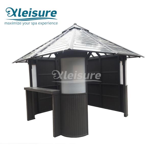 Outdoor Hot Tub Spa Enclosures Hot Tub Gazebo With Wall Maintenance - Free