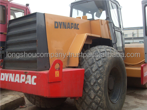 37 KW Used Dynapac CA30 CA25 Road Roller Drum Single Drum Roller For Road Construction