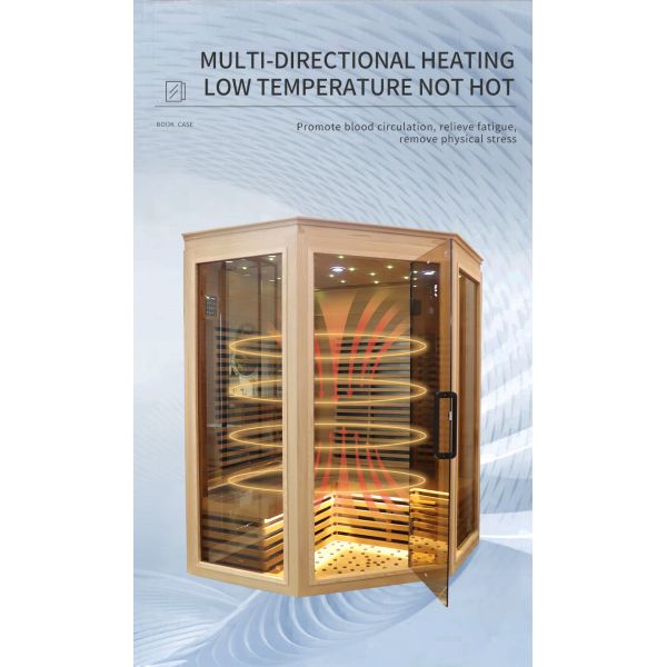 Luxury Traditional 5-6 Person Himalayan Salt Dry Sauna