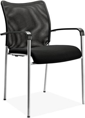 Metal 4 Foot Economical Office Chairs , Basic Mesh Seat Computer Chair