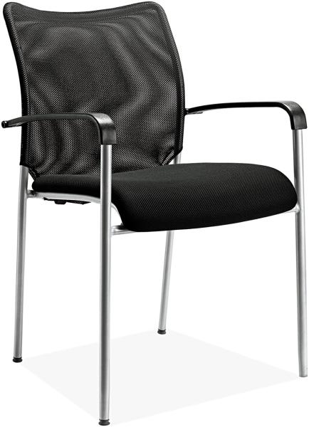 Metal 4 Foot Economical Office Chairs , Basic Mesh Seat Computer Chair