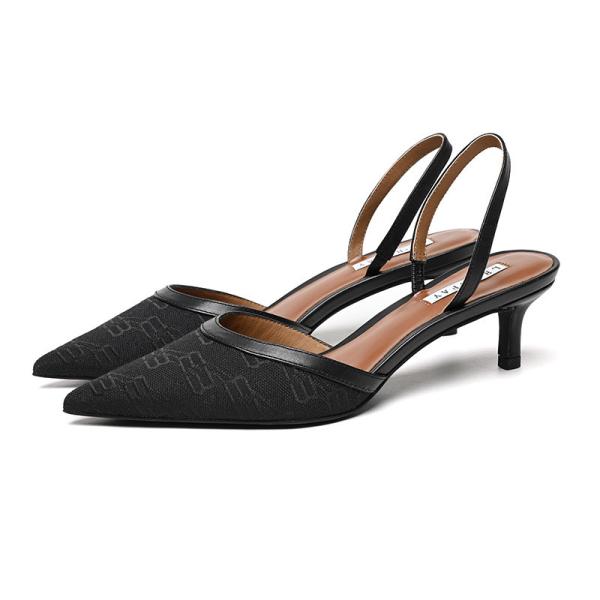 Mature And Sexy Women'S High -Heeled Shoes Lace Shoe Women'S High -Rich Sandals