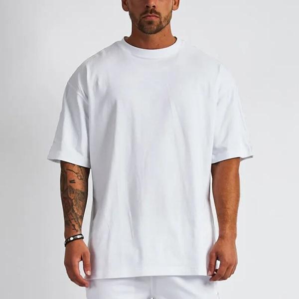 Luxury Men Cotton T Shirts Cotton Loose Fit  Blank Oversized